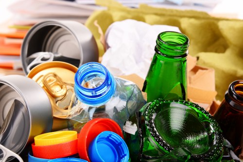 Organized waste removal in a Walthamstow flat